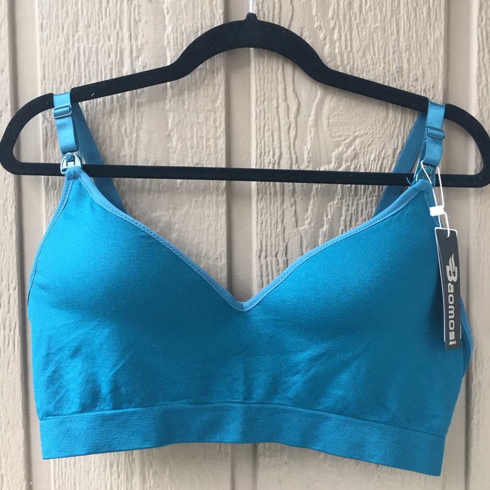 Baomosi Nursing Bra size XL Green NEW